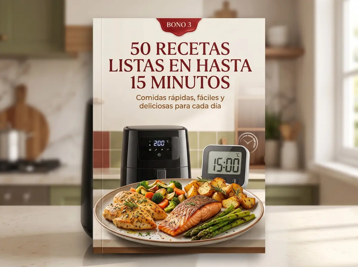 Bono 3: 50 recetas listas en hasta 15 minutos